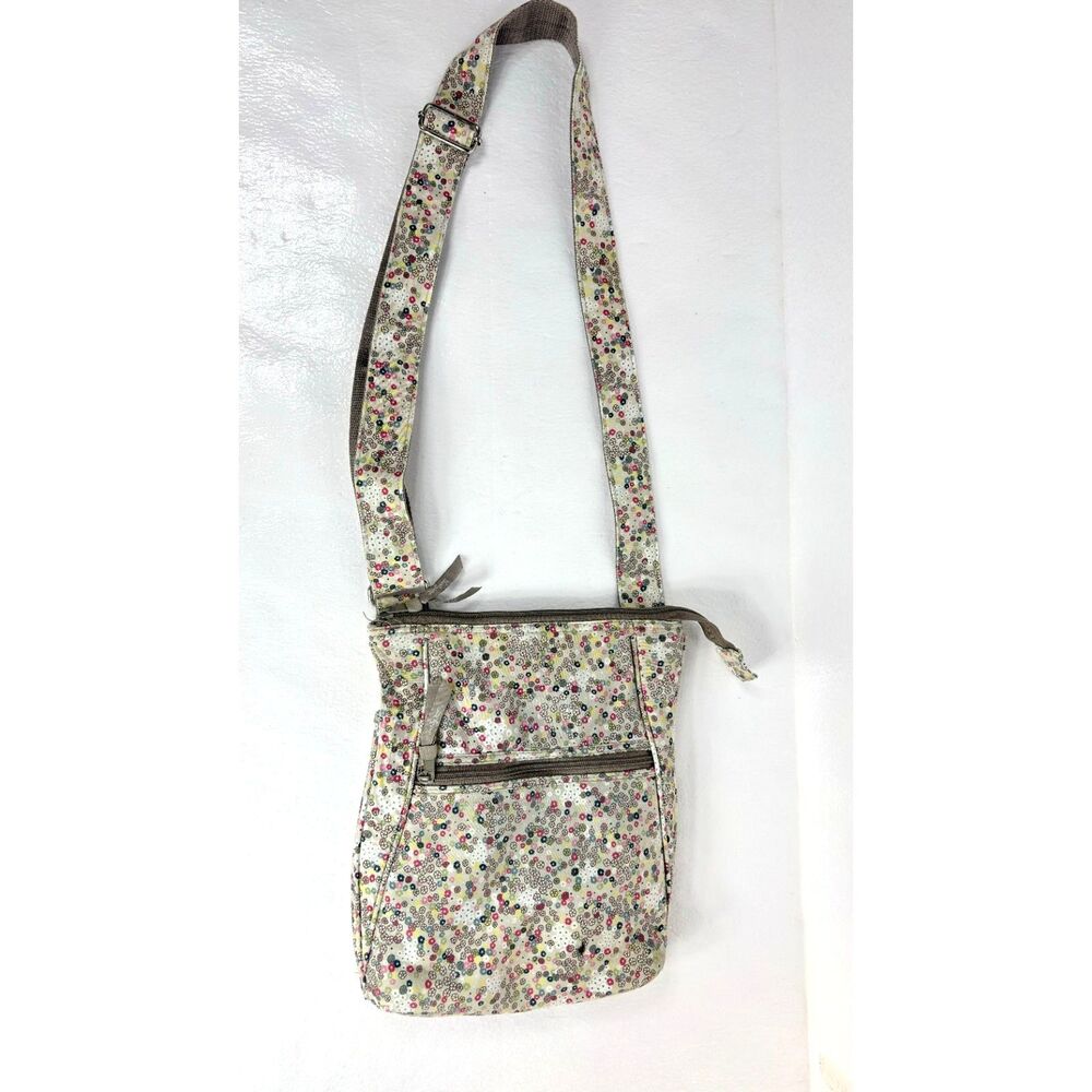 Thirty One Crossbody Ditzy Floral Patterned Women's Boho Purse Bag